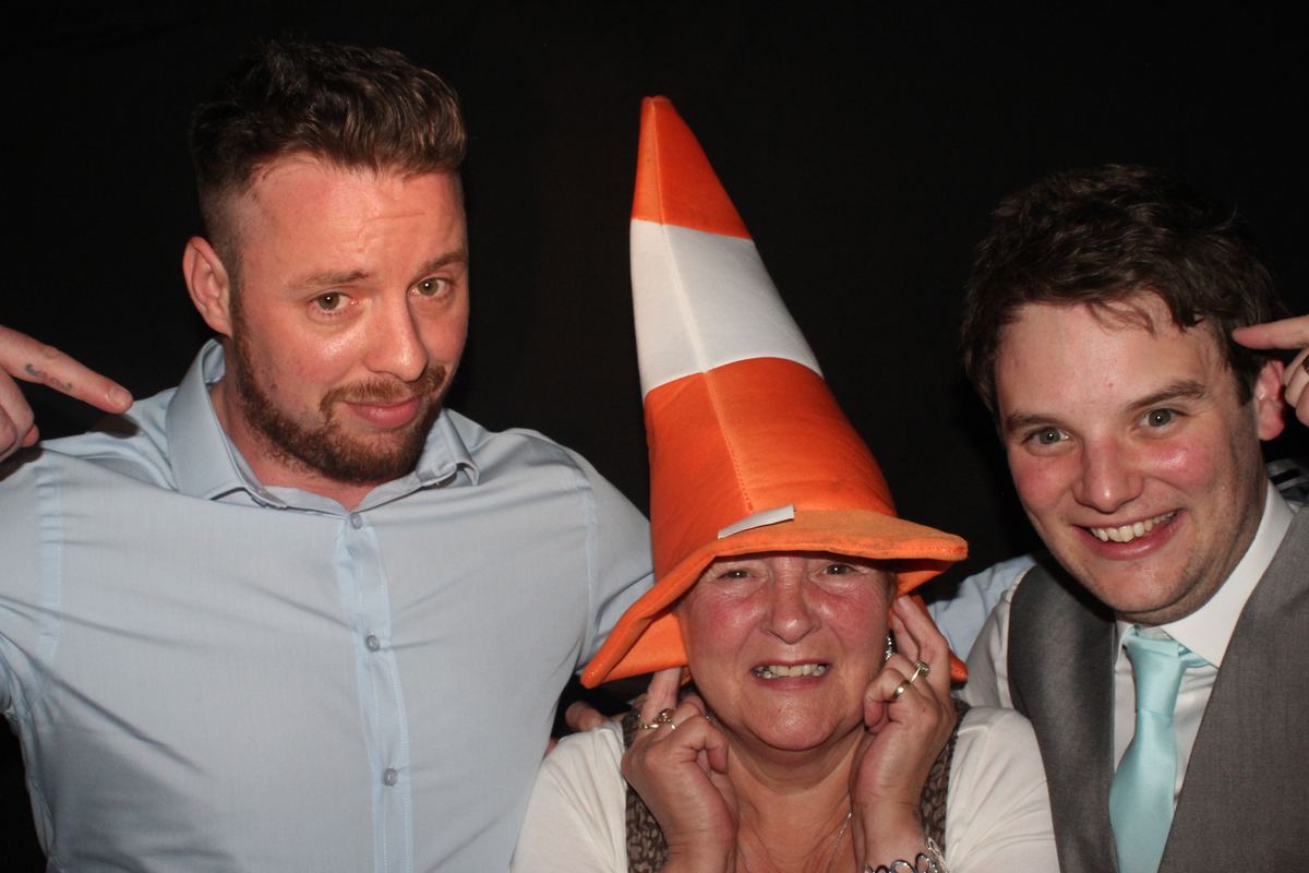 Clowning around in the photobooth