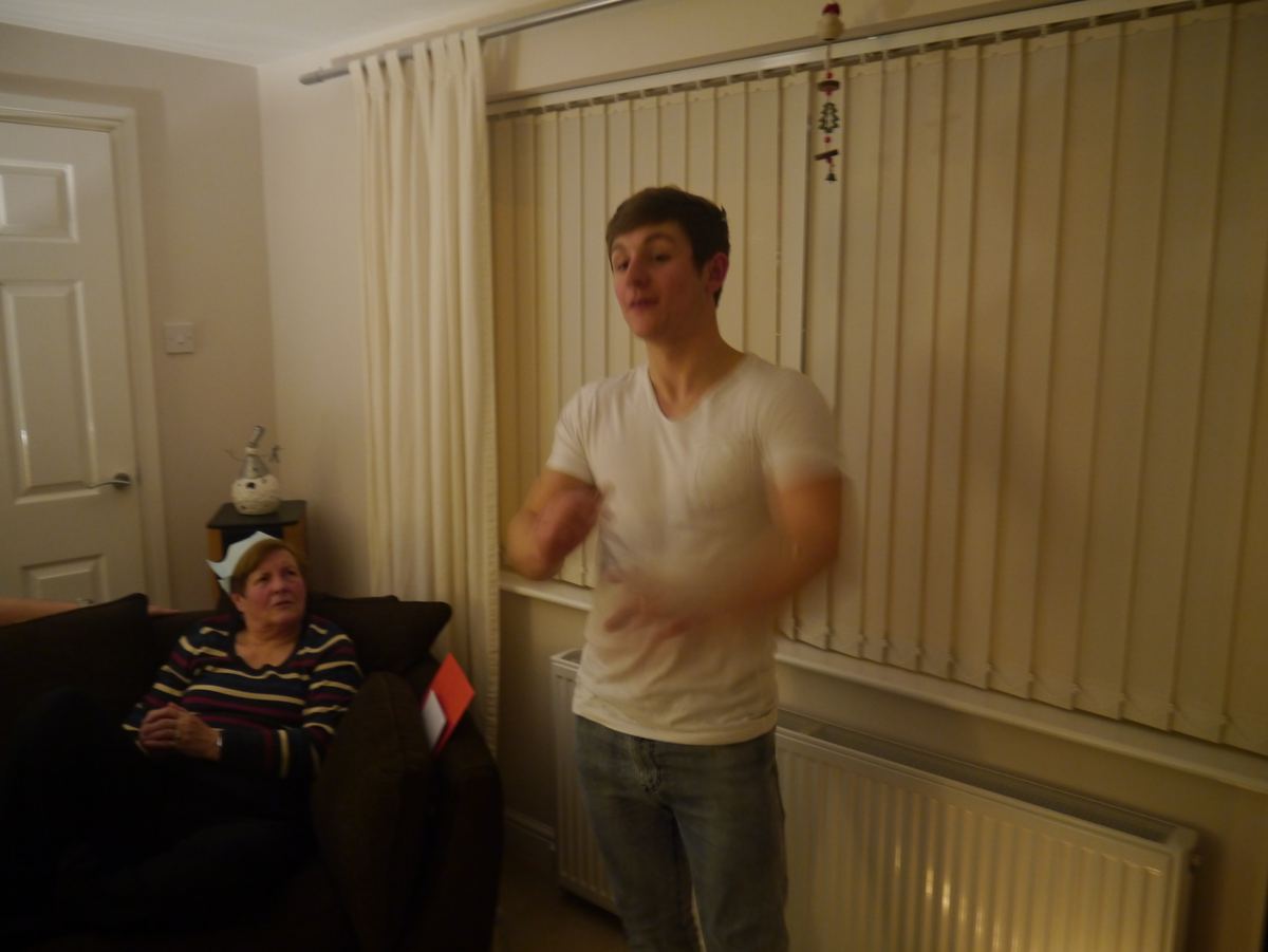 Dancing at the family party