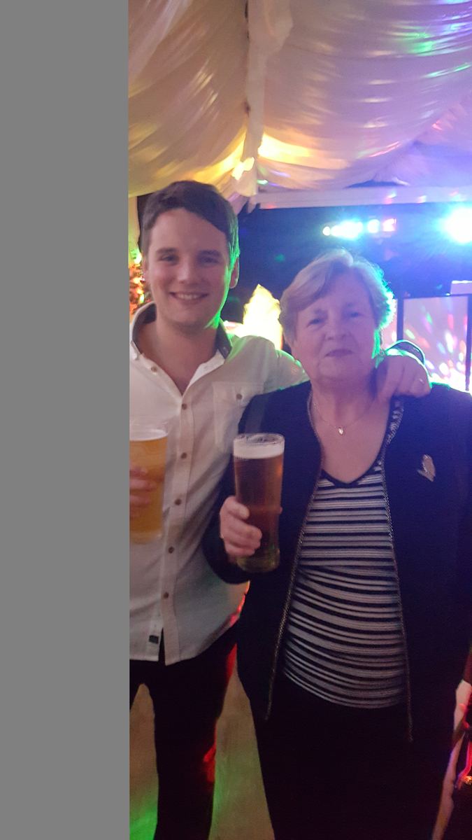 Cheers, out for the night
