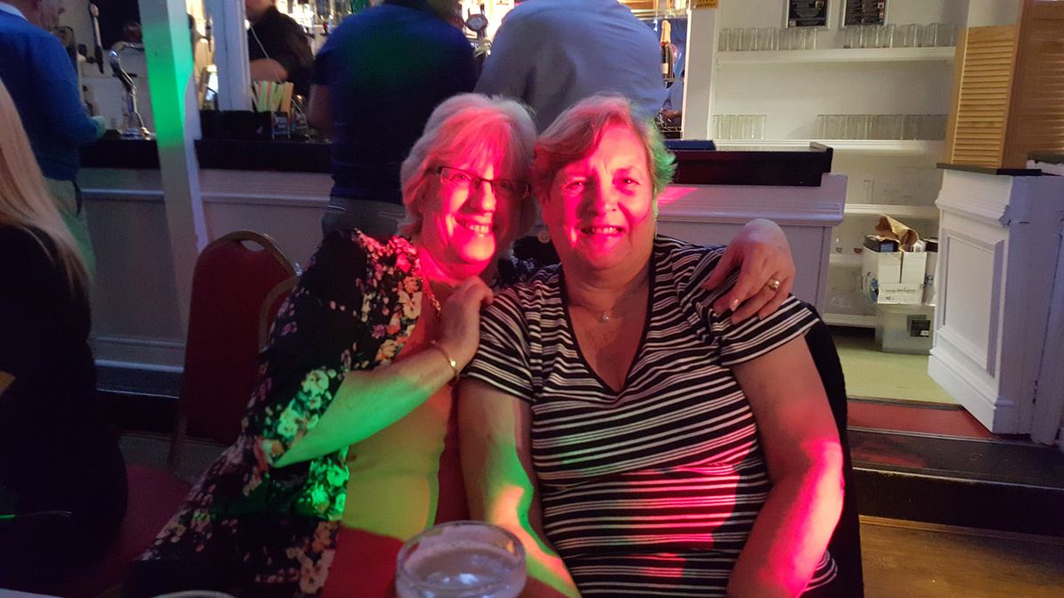 Party night with a friend