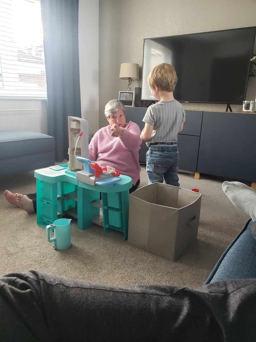 Playtime with a grandchild
