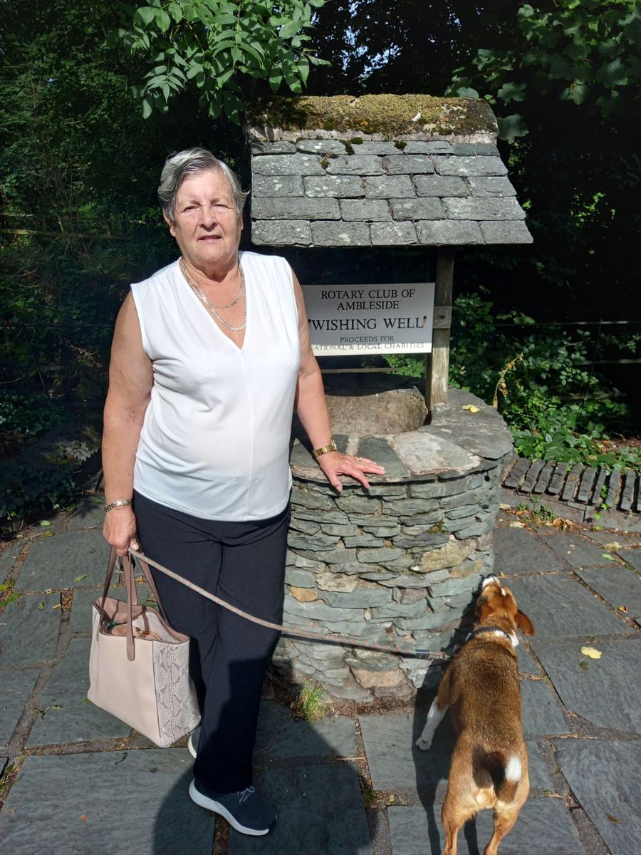 At the wishing well