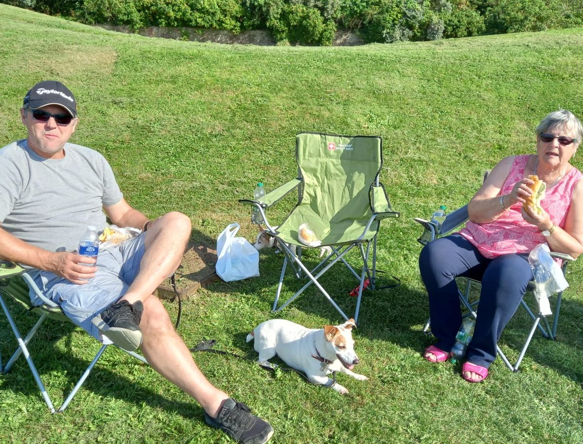 A lazy afternoon outdoors