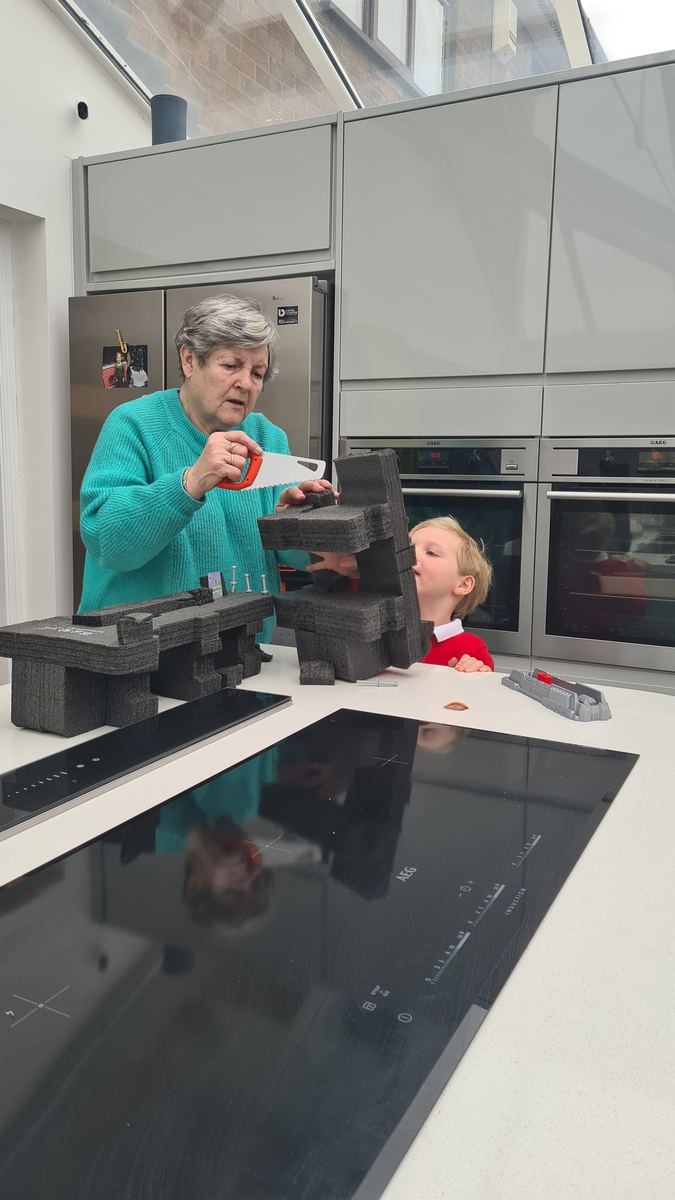 Busy with a little helper