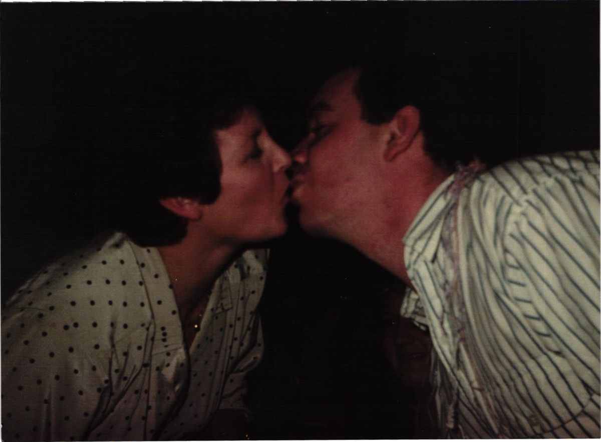 A tender moment, around 1985
