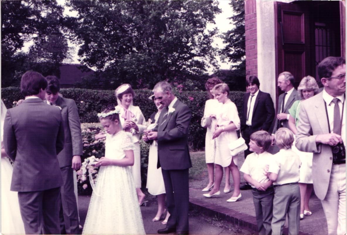 A family wedding, around 1976