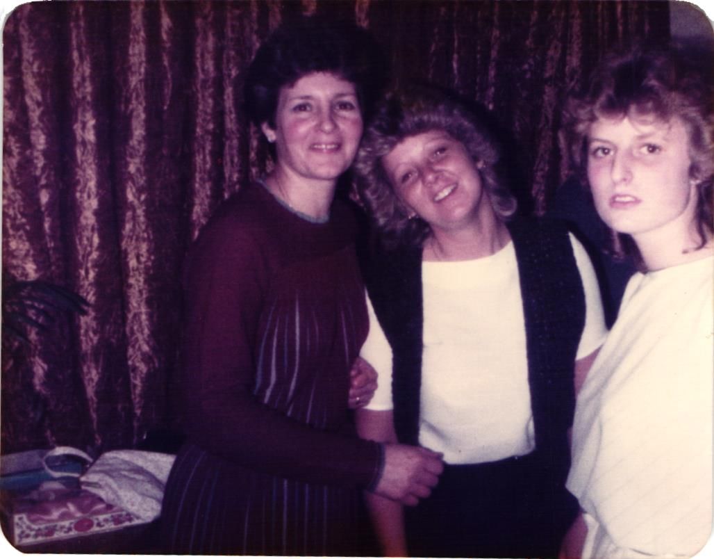 A night out, around 1985