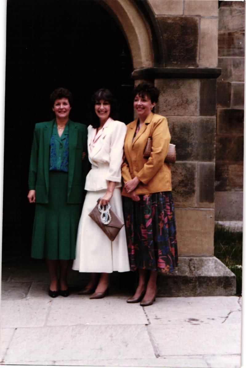 Dressed to the nines, around 1989