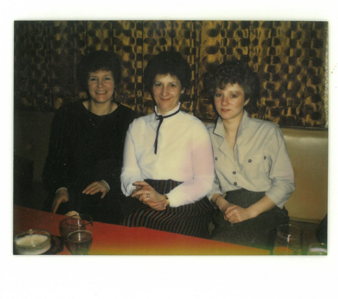 A night out, around 1980